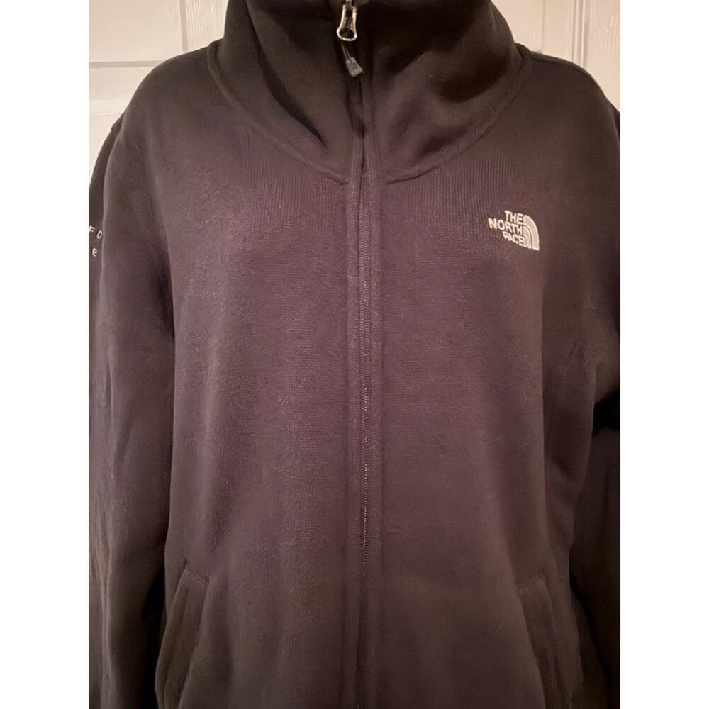 The North Face NF0A3LH8 Women’s XXL Black Full Zip Fleece Jacket Cozy Gorpcore
